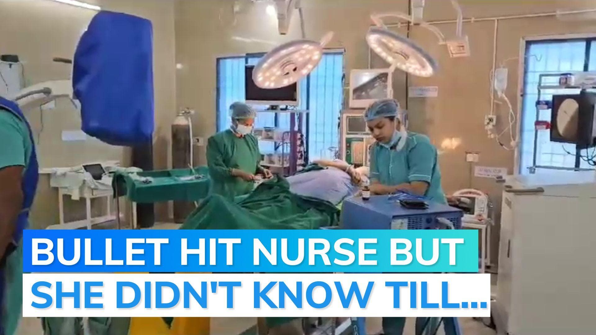 Woman struck with 'cracker' got first aid, but X-ray showed bullet in her arm the next day 