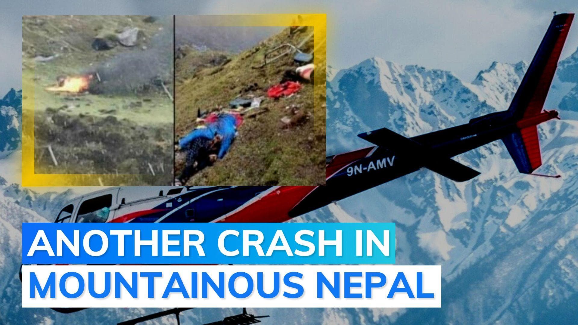 Nepal chopper crash: six bodies recovered in Lamjura 