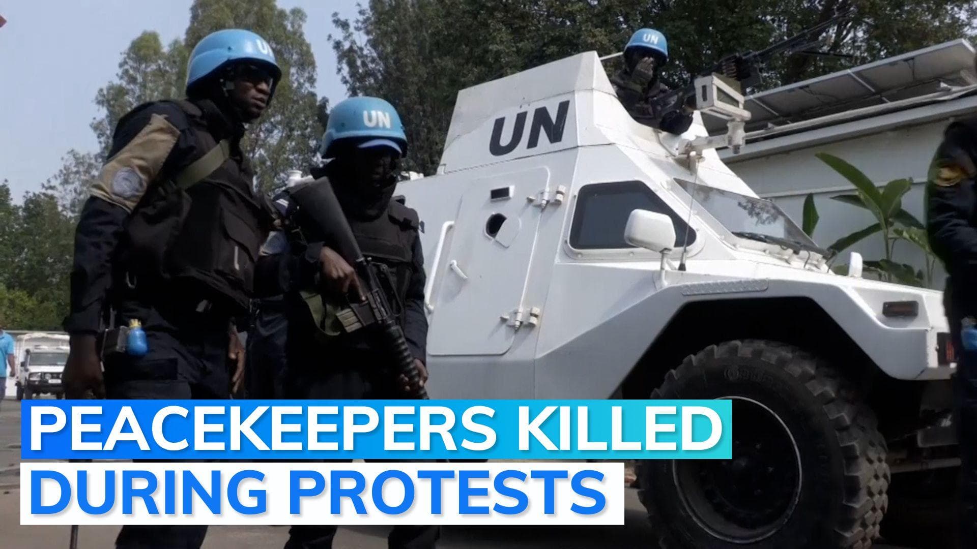 Two Indian UN peacekeepers killed in Congo during violent protests