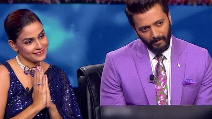 KBC 13: शो पर रो पड़ीं जेनेलिया डिसूजा, रितेश भी हुए भावुक