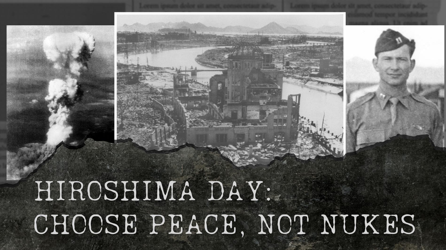 Hiroshima Day: US bomber pilot Claude Eatherly who became anti-nuke symbol