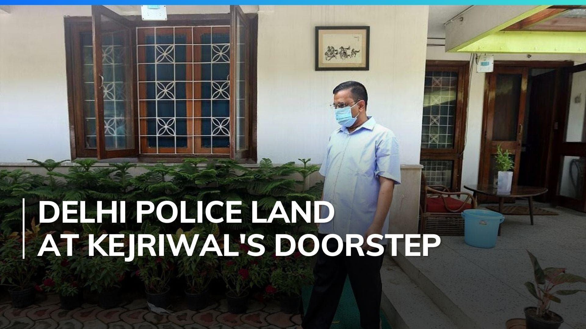 'Operation Lotus' claim: Delhi Police reach CM Kejriwal's house to give notice