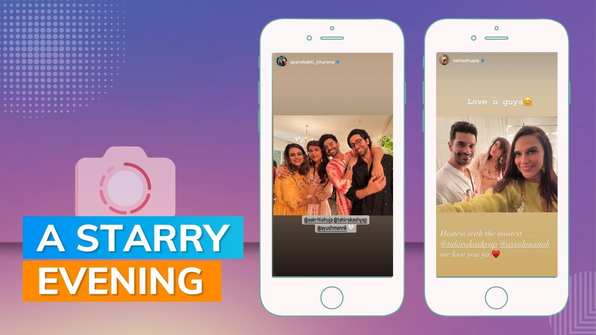 Ayushmann Khurrana's Diwali bash: Kartik Aaryan promotes 'Doctor G', asks fans to 'watch it in theatres'