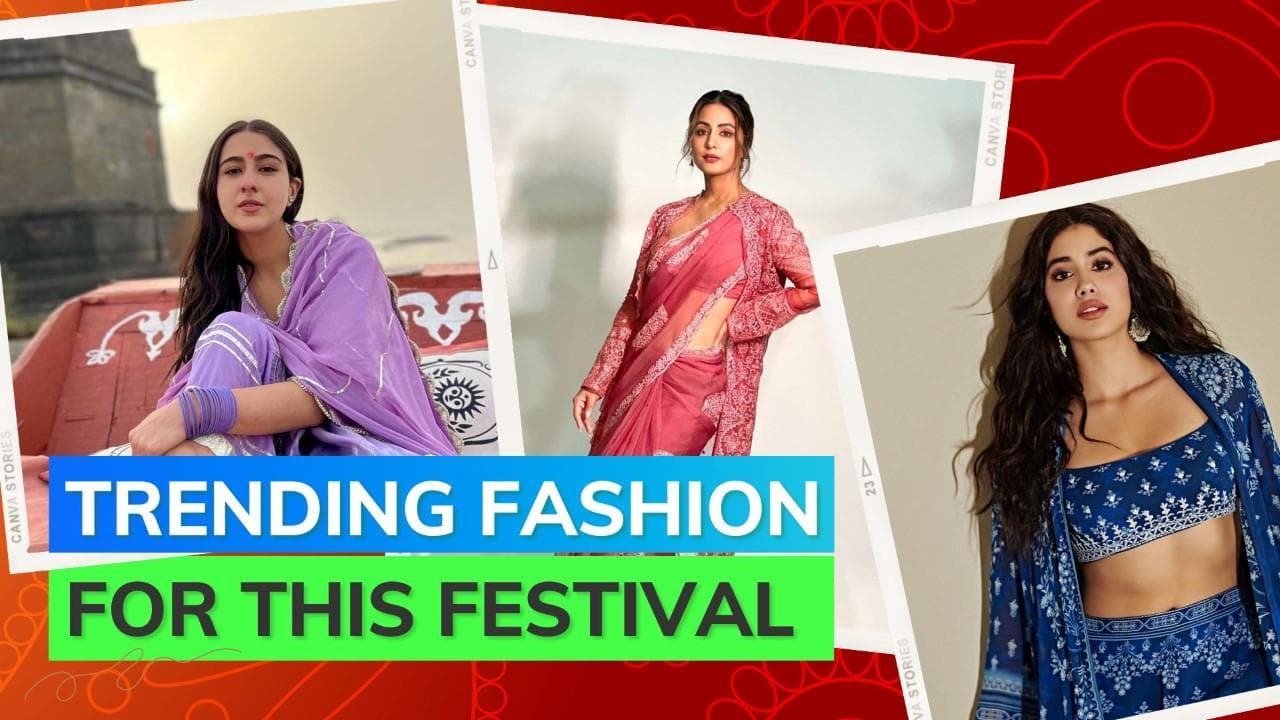 Diwali 2022: From Indigo motifs to Organza; know what all is in for this festival season