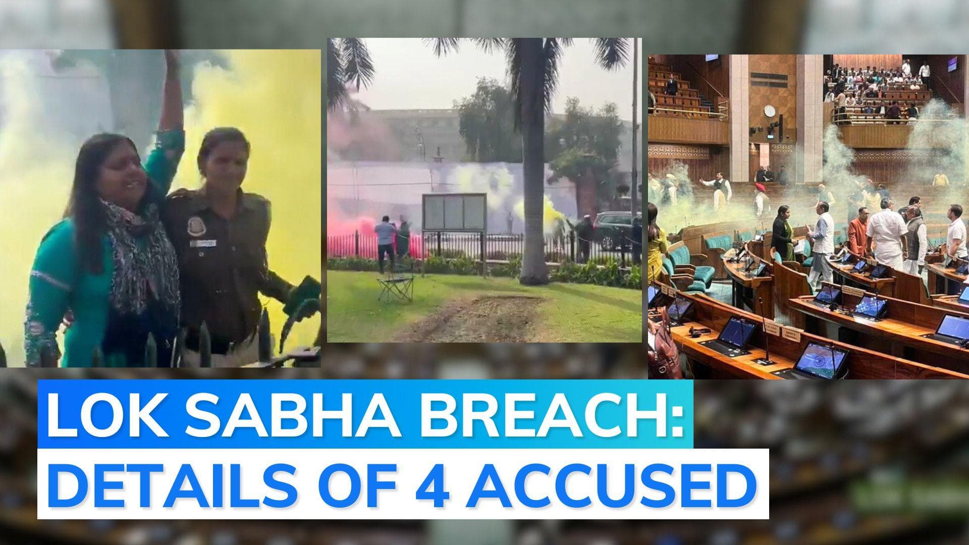 Parliament security breach: 4 intruders identified