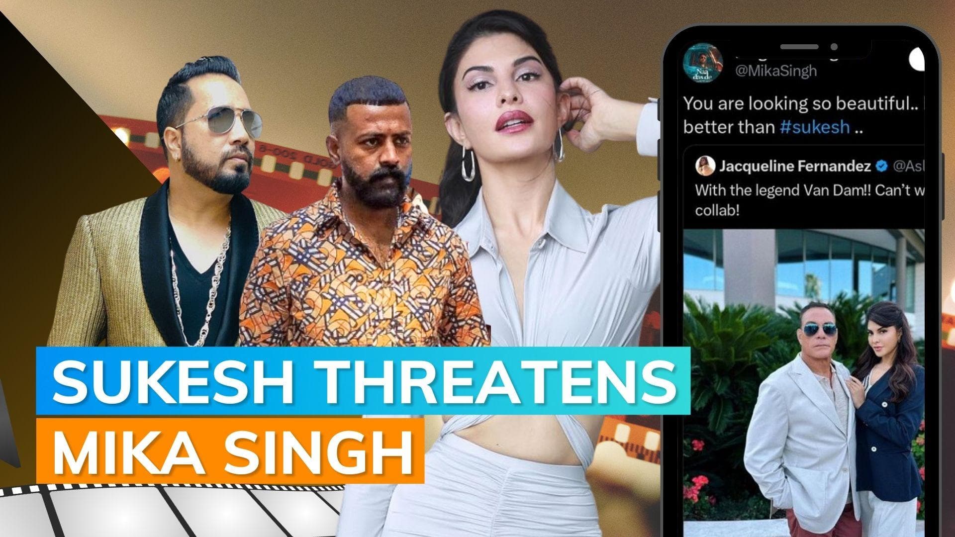 Sukesh Chandrashekhar sends notice to Mika Singh over comment on Jacqueline Fernandez; demands apology