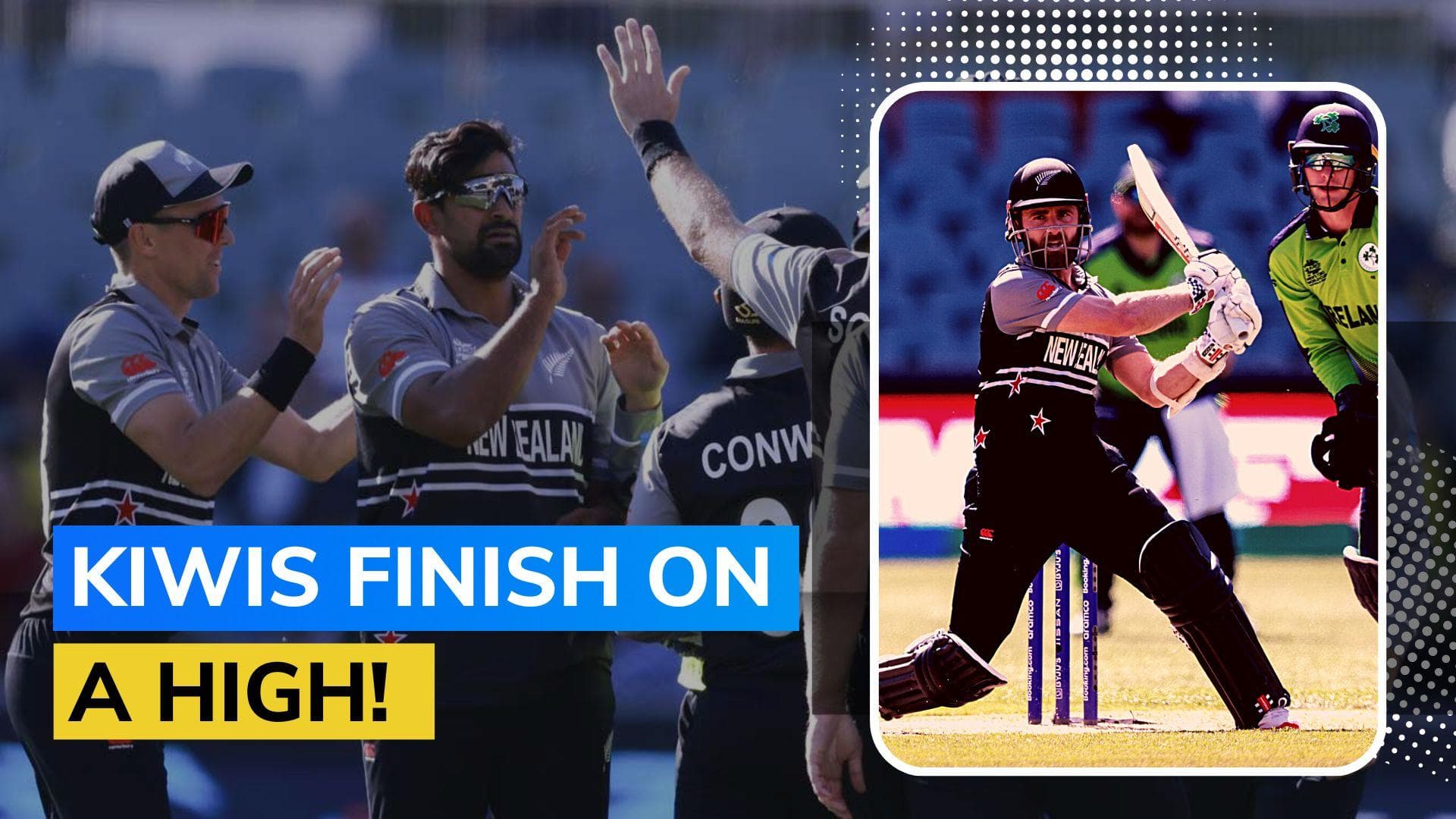 T20 World Cup 2022 NZ vs IRE Highlights: Joshua Little hat-trick in vain as New Zealand win by 35 runs  