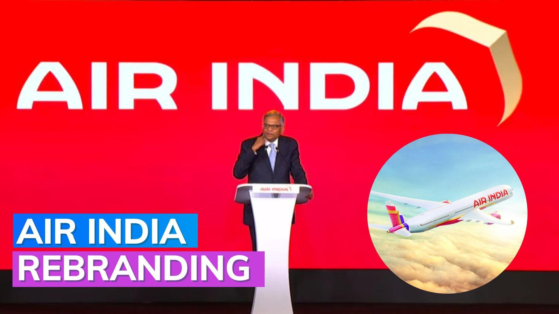 Air India makeover| unveils new livery and logo