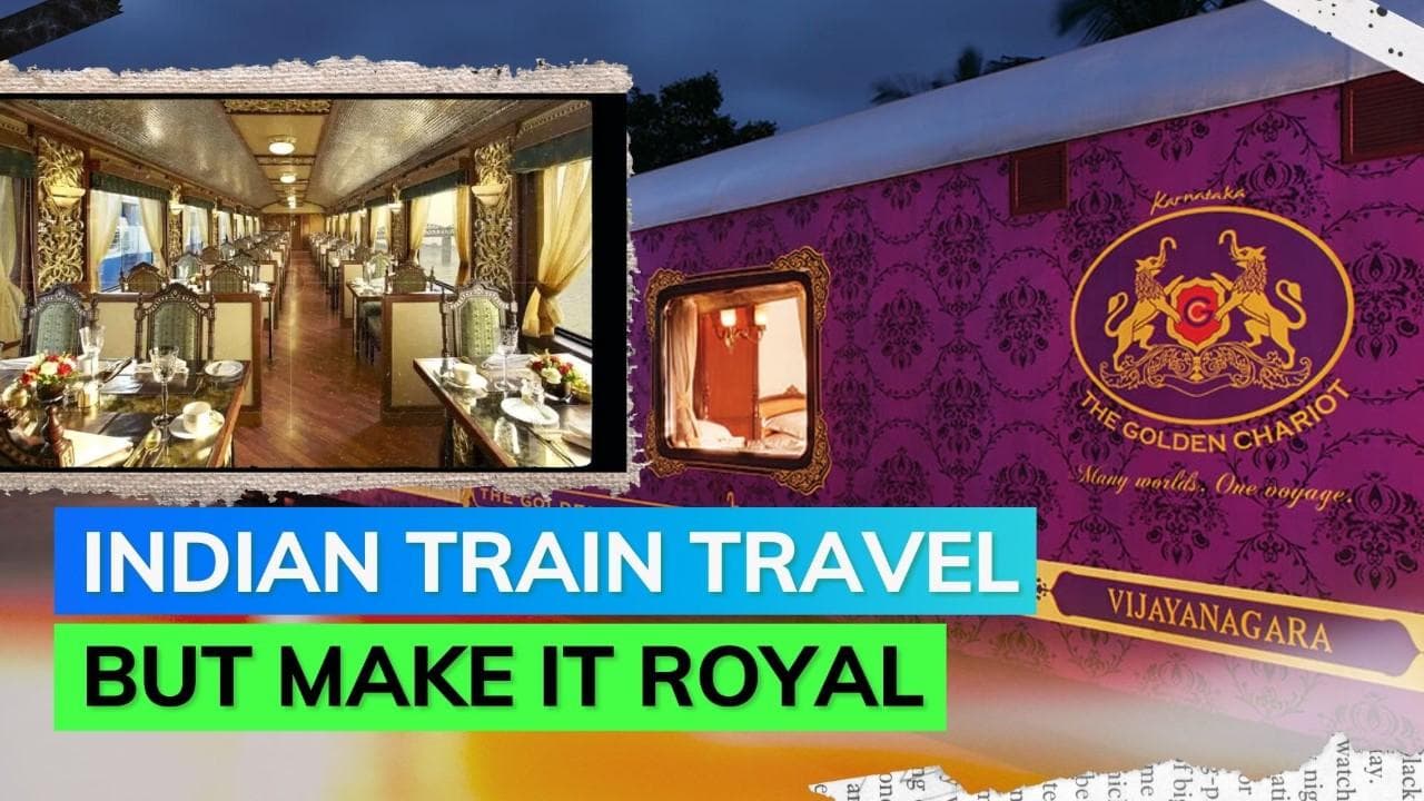 Man gives tour of Maharaja Express, ticket of luxury coach is more than Rs 19 lakhs