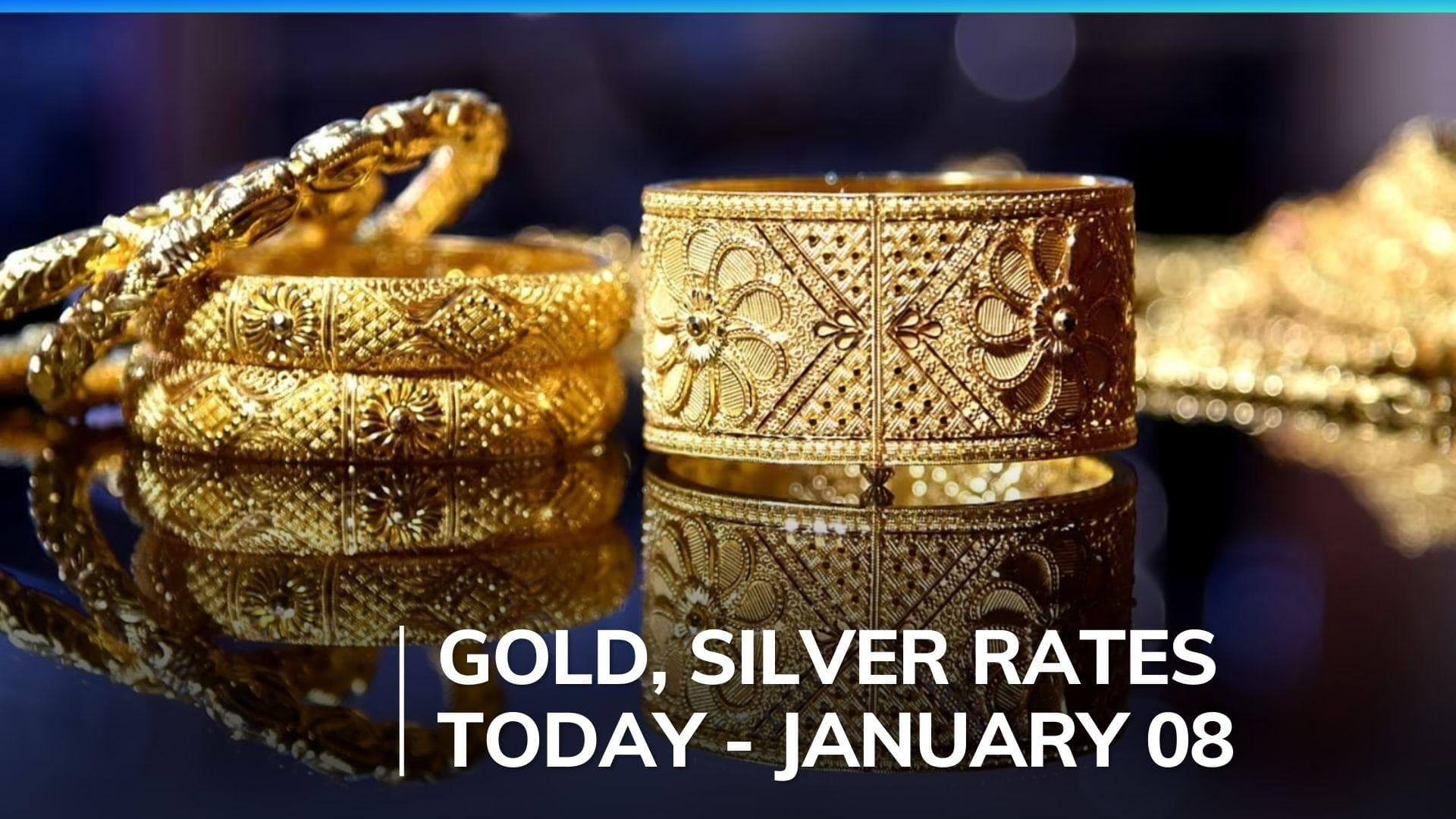 Gold, Silver Rates today January 08, 2024: Check Prices in Mumbai, Delhi, Chennai