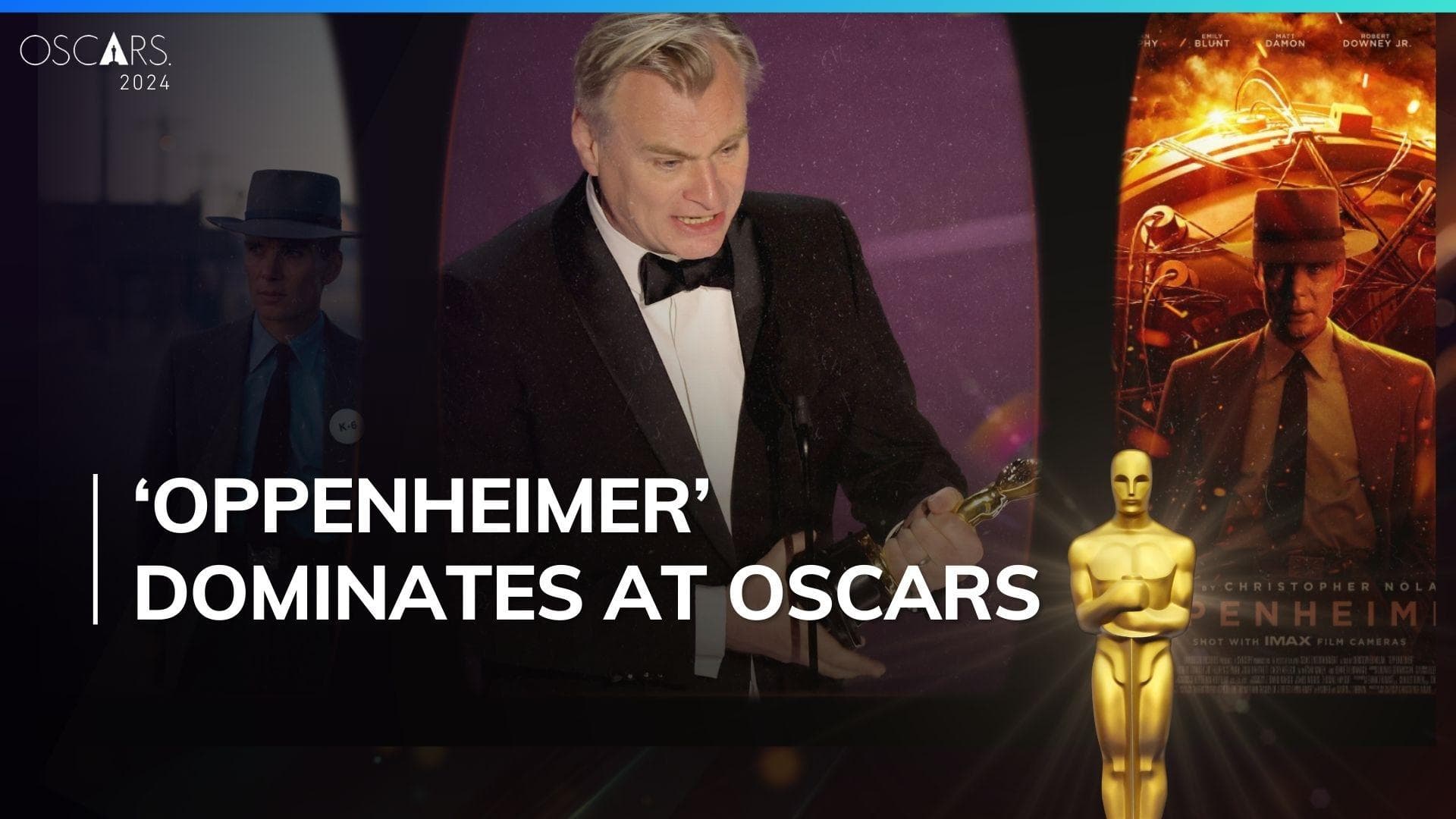 Oscars 2024: 'Oppenheimer' wins Best Film, Christopher Nolan bags Best Director 