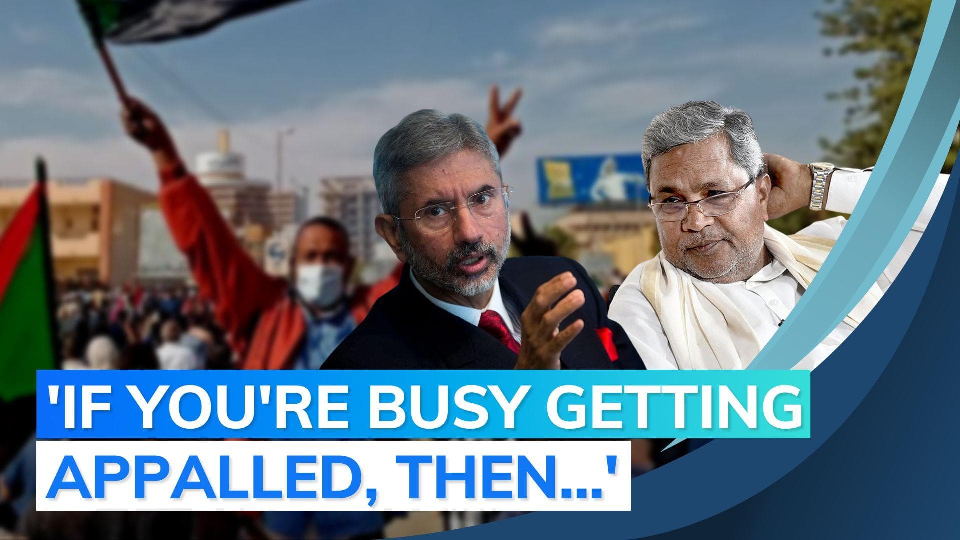 Indians in Sudan: Congress' reply after Jaishankar's 'appalled at politics' jibe