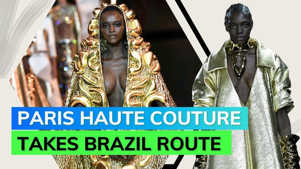 Paris haute couture: Stephane Rolland dedicates his collection to Brazil; pictures go viral