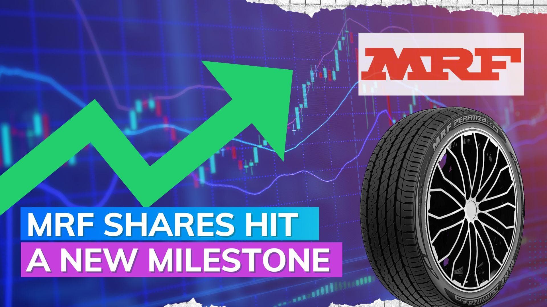 MRF stock price: India's first 6-digit stock; one share costs ₹1 lakh