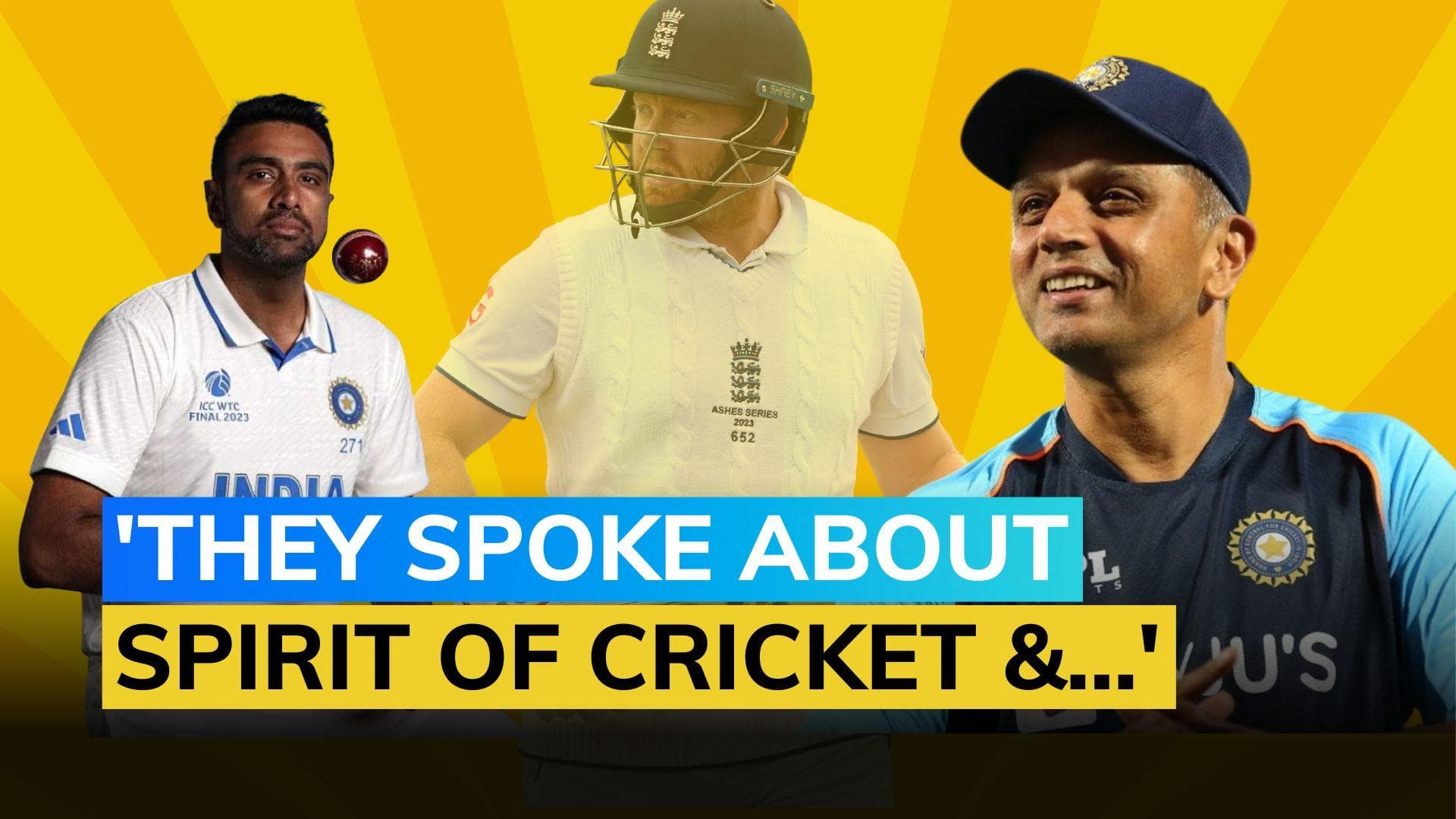 IND vs WI: R Ashwin reveals Rahul Dravid had 1-hour discussion with bartender on Bairstow Ashes incident