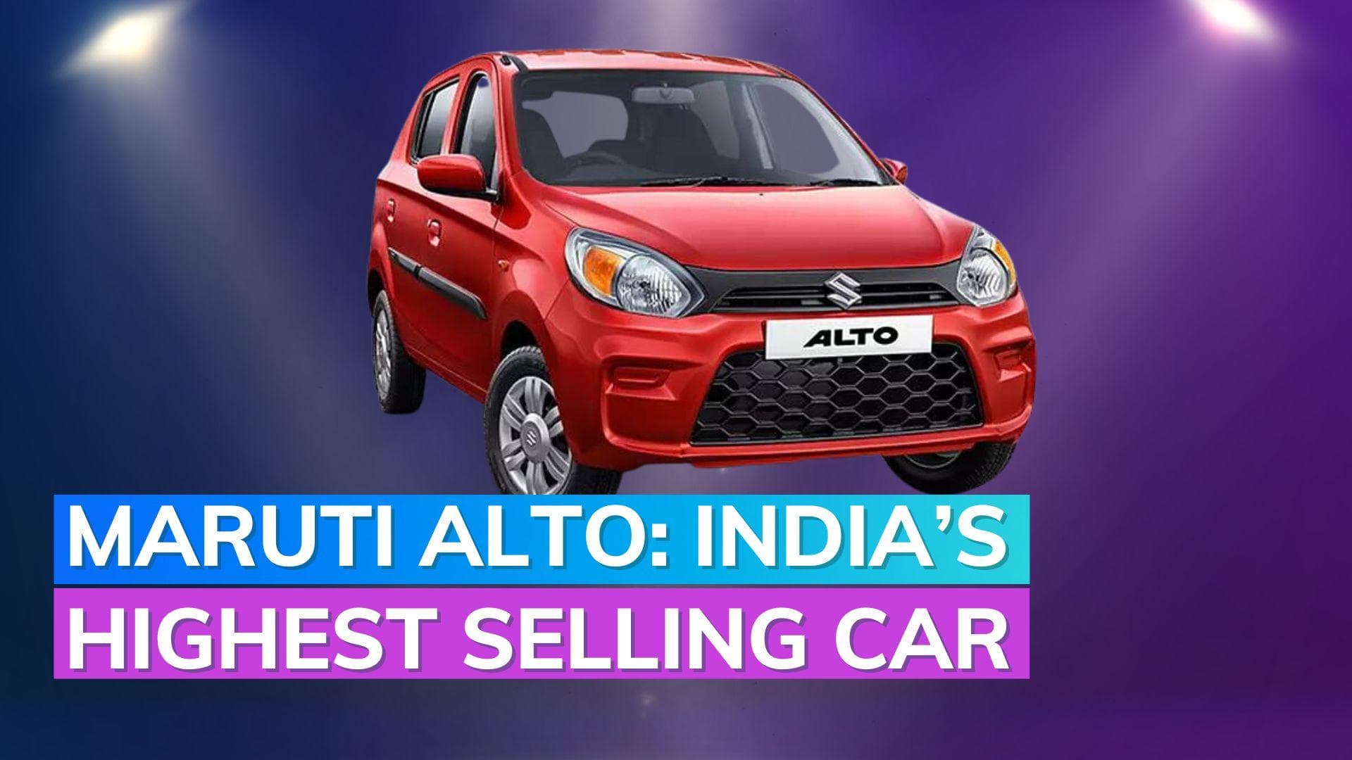 Maruti Alto becomes India's highest-selling car, sold over 45 lakh cars