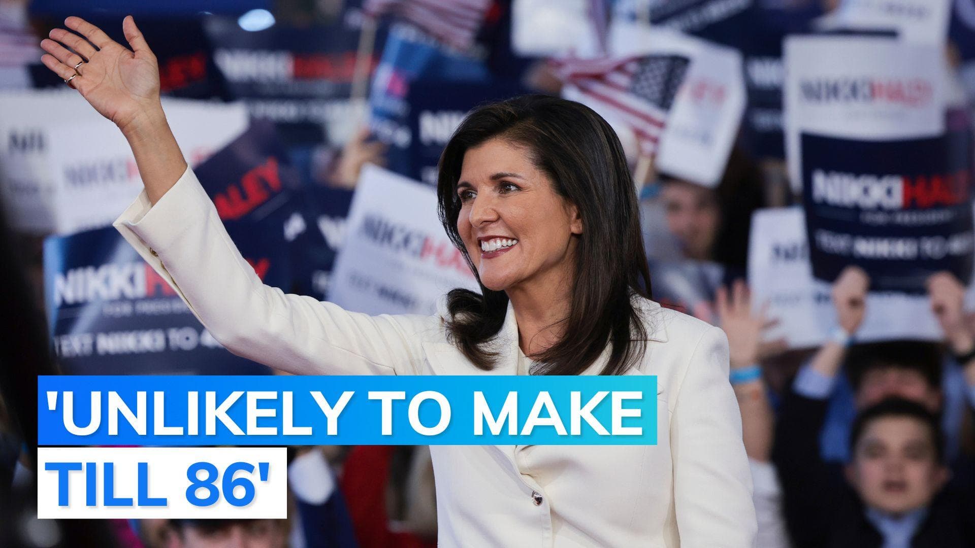 Republican presidential candidate Nikki Haley takes swipe at Biden's re-election bid