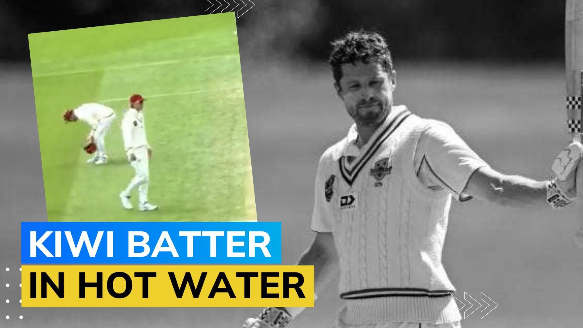 New Zealand cricketer Henry Nicholls accused of ball tampering  