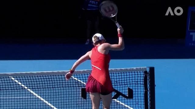 Australian Open highlights! Watch as Halep smashes her racquet, loses in round 4