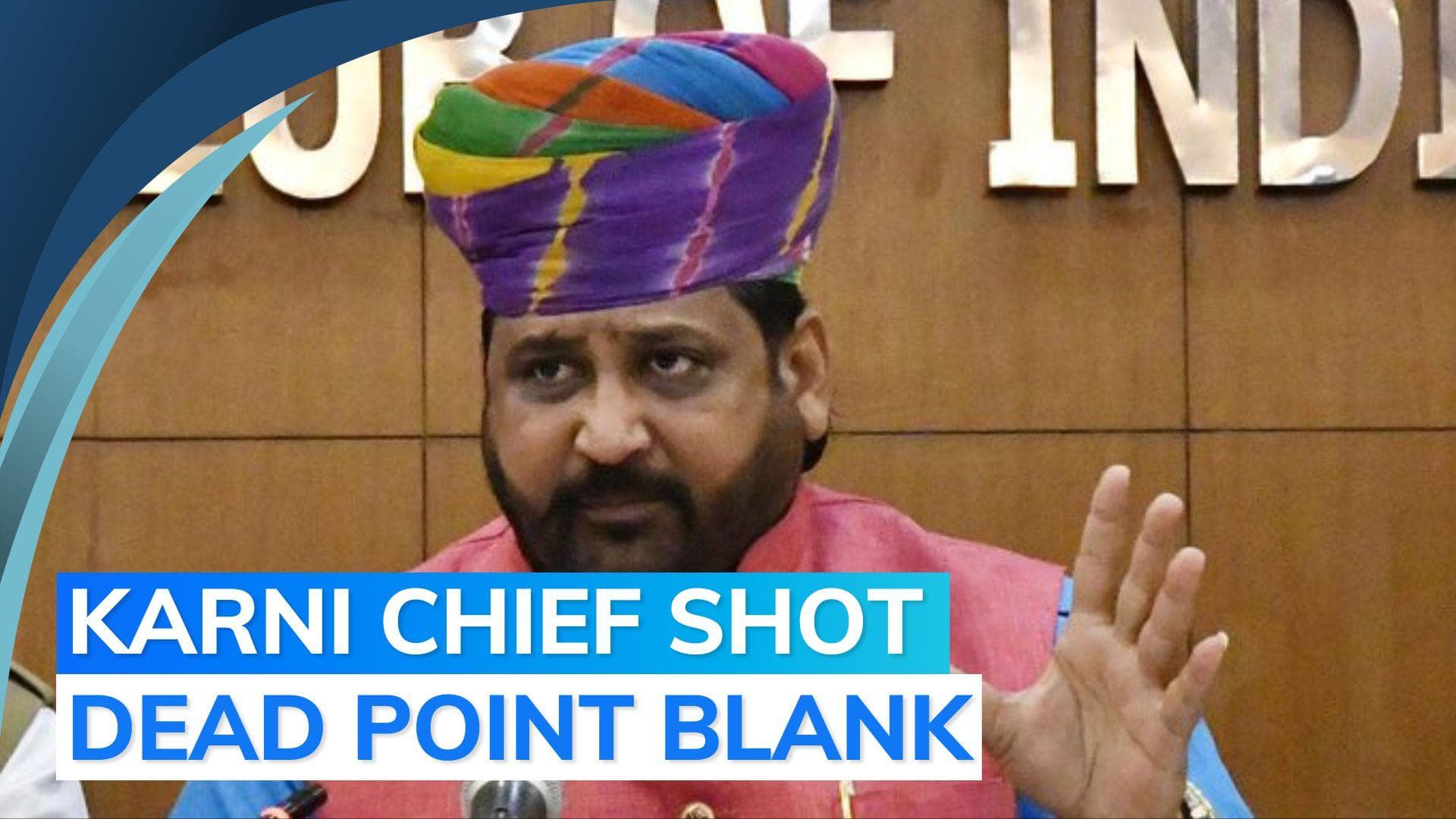 Right-wing group Karni Sena's president Sukhdev Singh Gogamedi shot dead