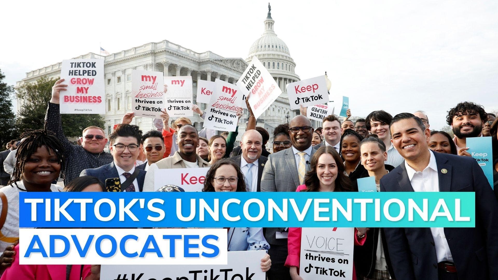 TikTok sends online influencers to Washington amid impending ban