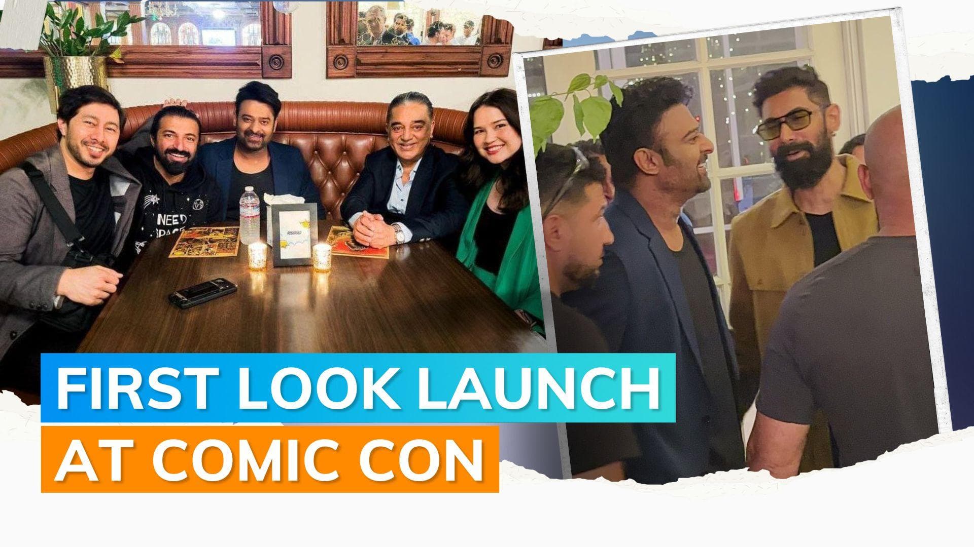 'Project K': Prabhas, Kamal Haasan and Rana Daggubati chill together before first look launch