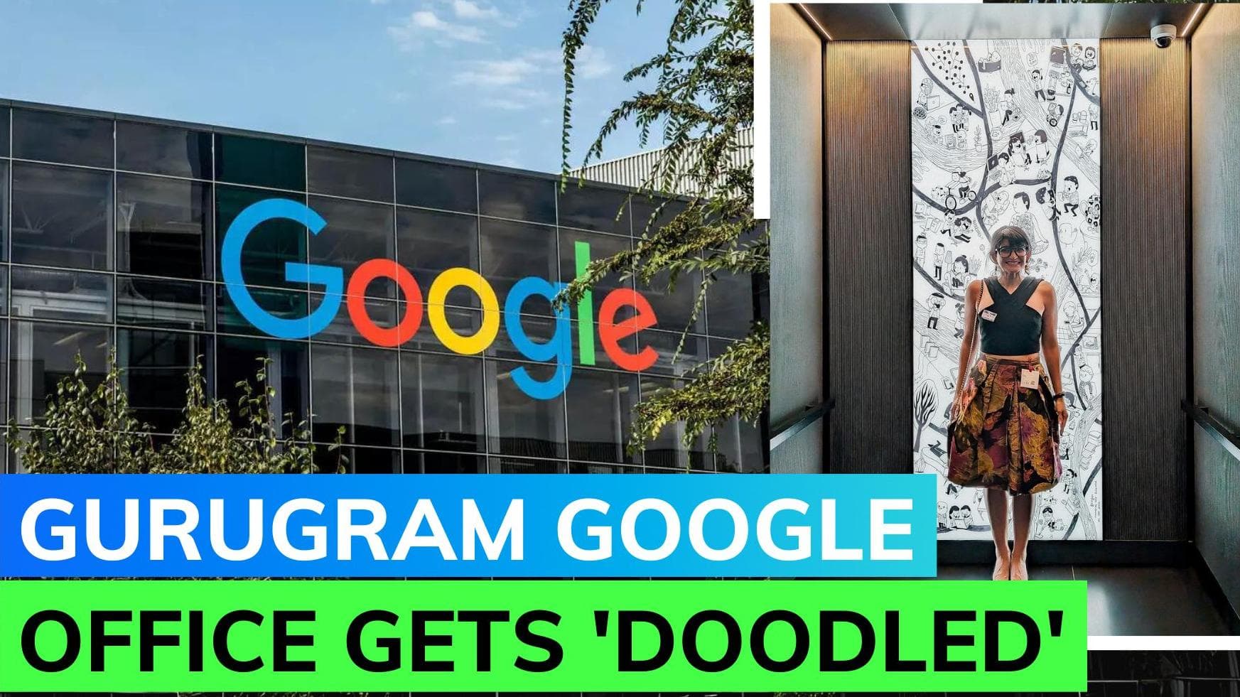 Bengaluru artist amazes elevator panels with doodle art at Google's Gurugram office, watch here