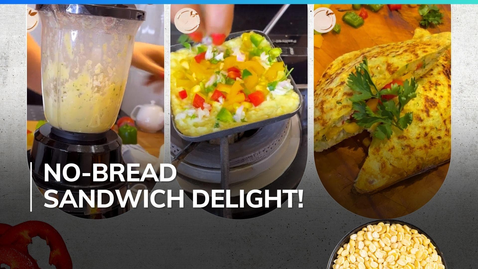 High protein breakfast: Kickstart your mornings with this no bread sandwich, jot down the recipe 