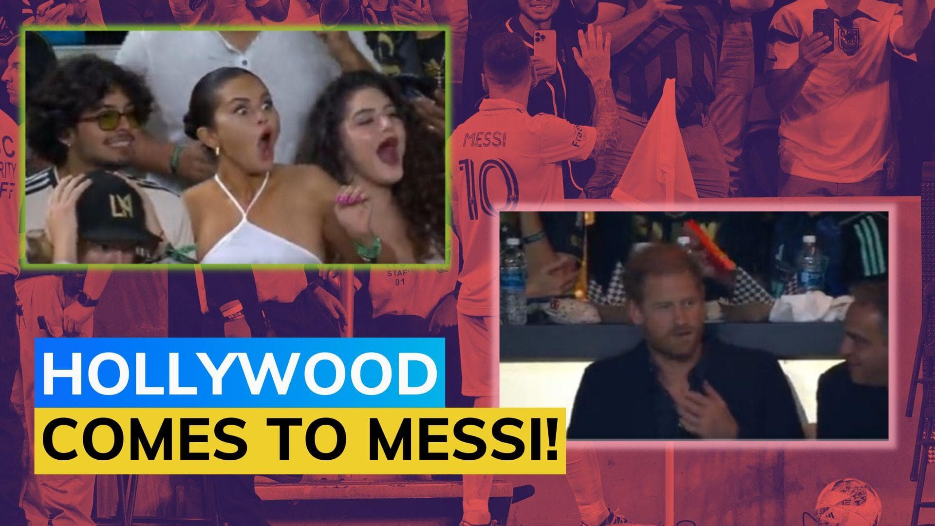Selena Gomez, Prince Harry among star studded crowd to watch Lionel Messi play against LAFC