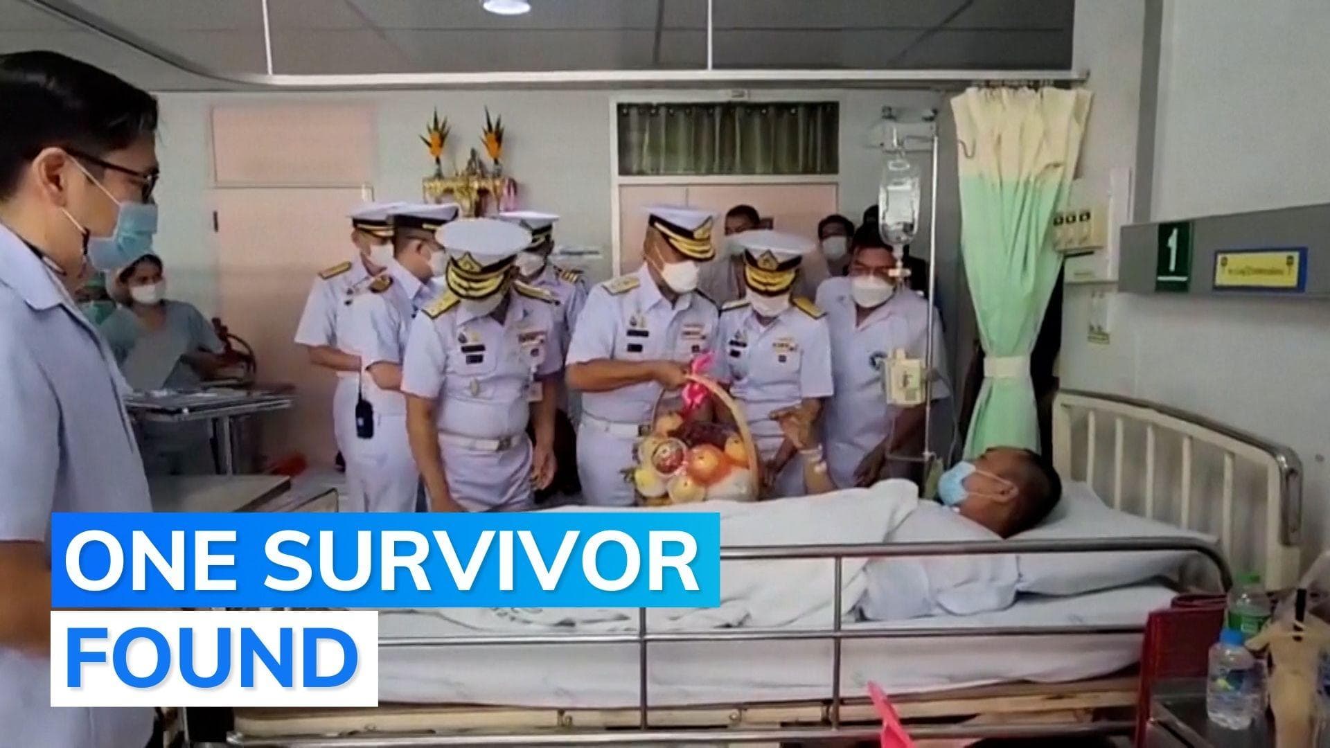 Thai navy ship sinking: Rescuers find one survivor, 24 still missing