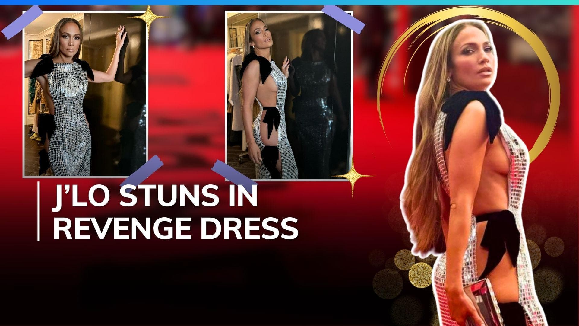 Jennifer Lopez dazzles in a bold 'revenge dress' at TIFF, marking first public appearance post-divorce