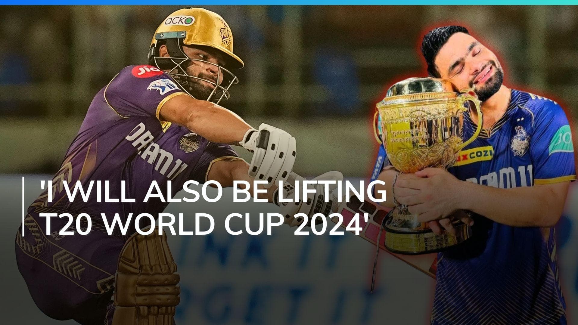 Video: 'On to the next one now' - Rinku Singh eyeing World Cup glory after lifting IPL 2024 title