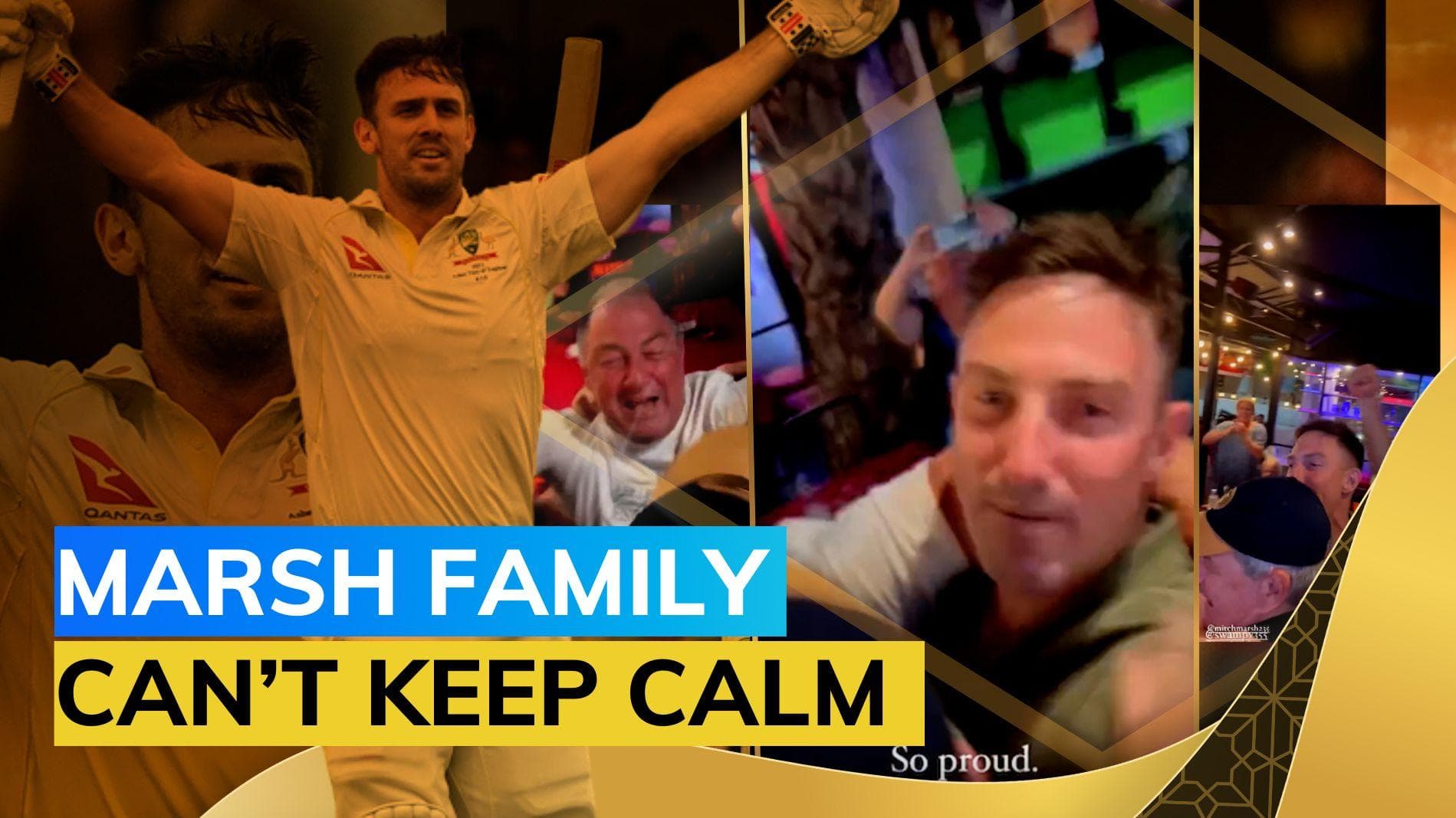 Ashes 2023, ENG vs AUS: Watch - Marsh family's wild celebration after Mitchell Marsh scores ton