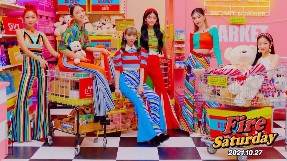 'Fire Saturday' on Wednesday as SECRET NUMBER makes a comeback