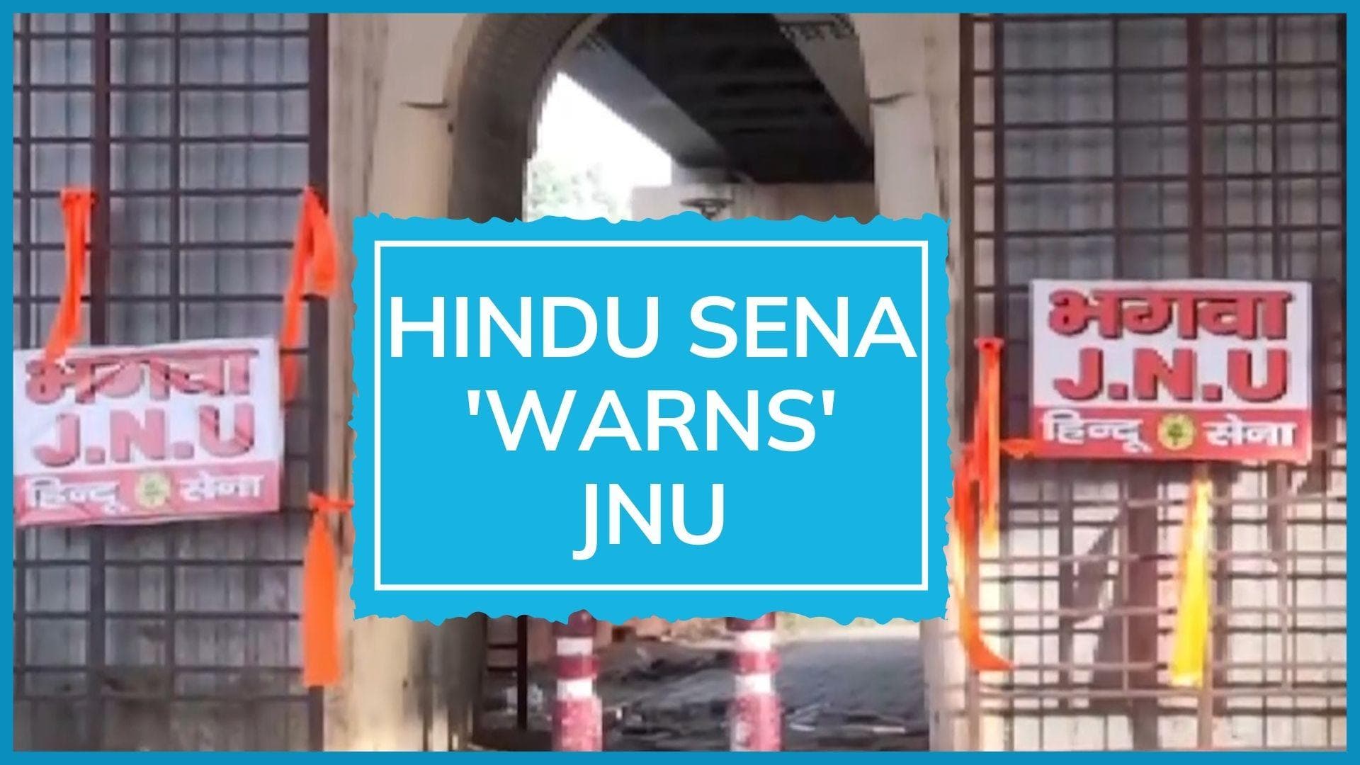 'Warning to JNU': Saffron posters near varsity; Hindu Sena claims credit after Ram Navami violence