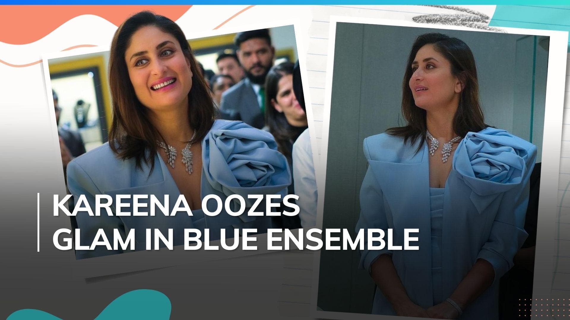 Kareena Kapoor dazzles in blue attire as she attends Doha event; check out photos and videos
