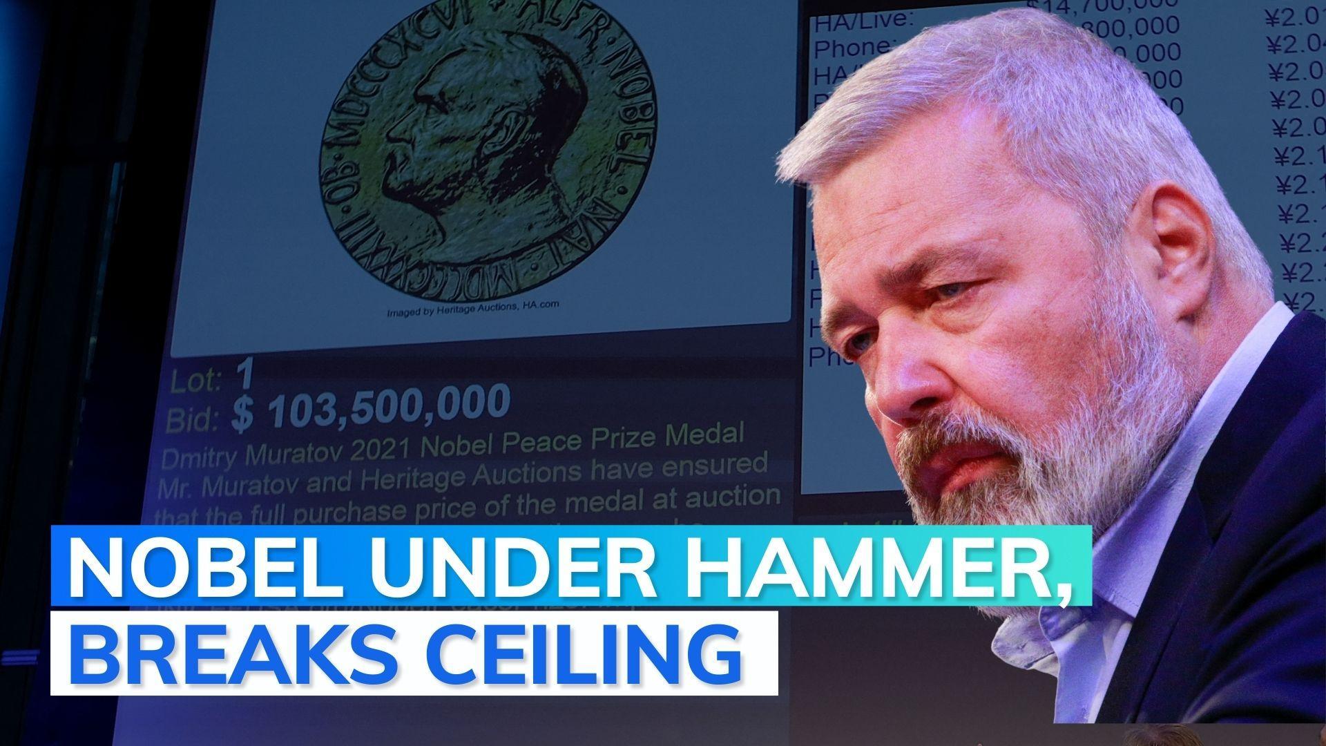 Nobel Peace Prize sold for Ukrainian kids shatters record at $103.5M