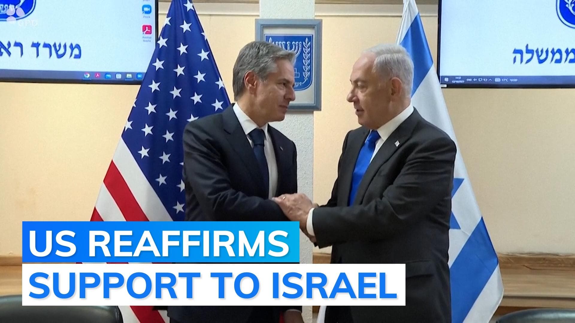 Israel-Hamas war: Antony Blinken visits Tel Aviv, meets Benjamin Netanyahu