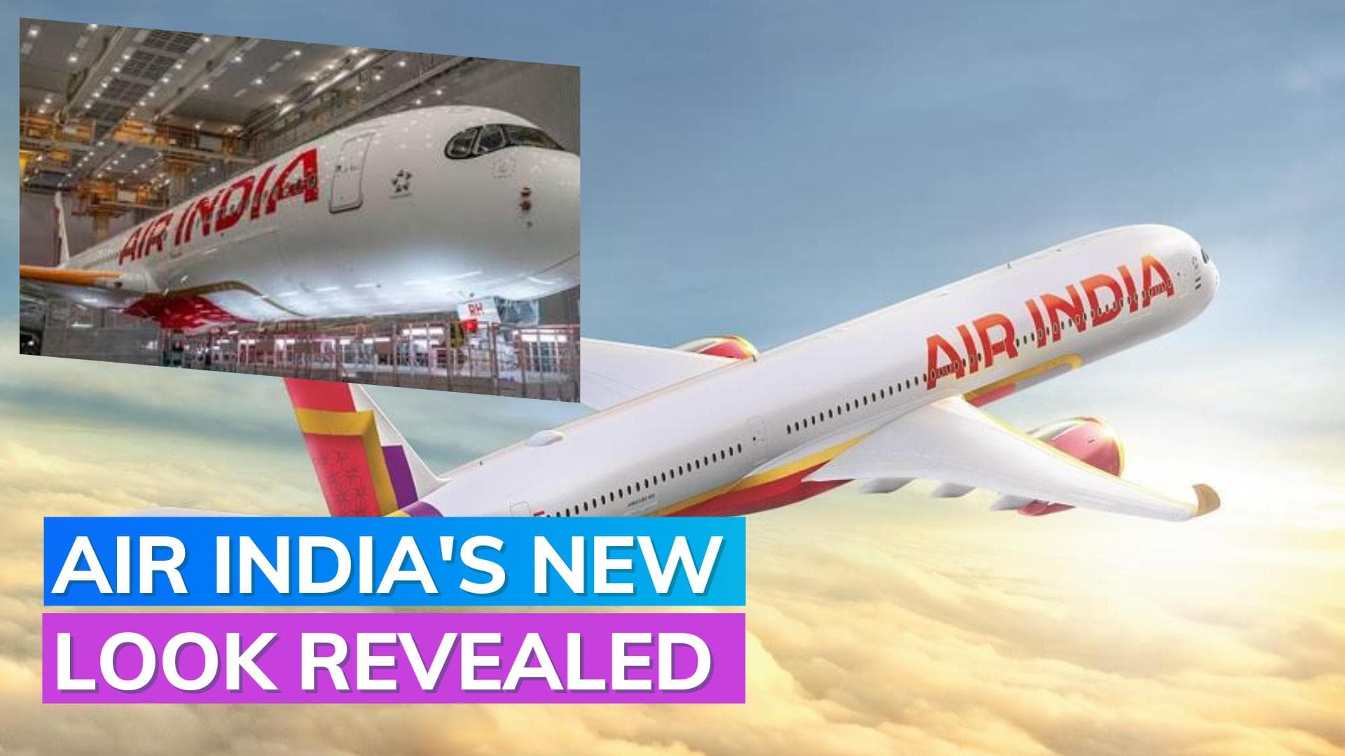 Air India shares redesigned aircraft's pictures following logo transformation