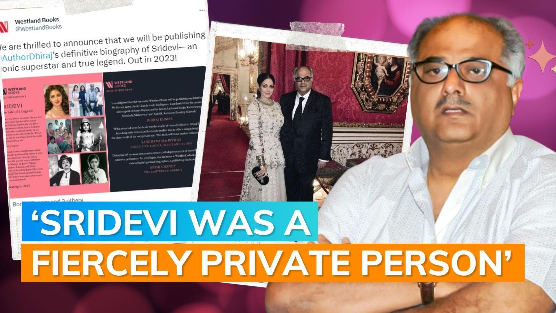 Sridevi’s biography to be launched soon, Boney Kapoor says it ‘befits her extraordinary life’