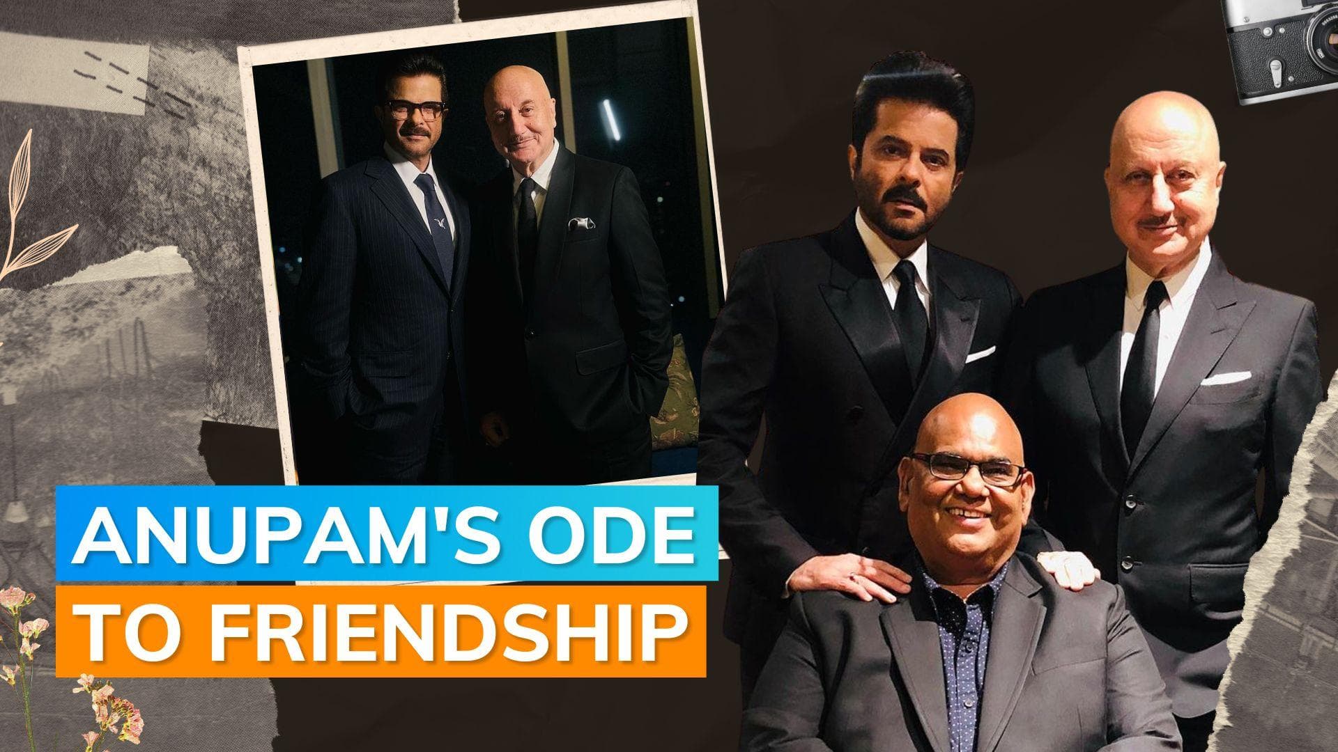 Friendship Day 2023: Anupam Kher shares lovely picture with BFFs Anil Kapoor & late Satish Kaushik