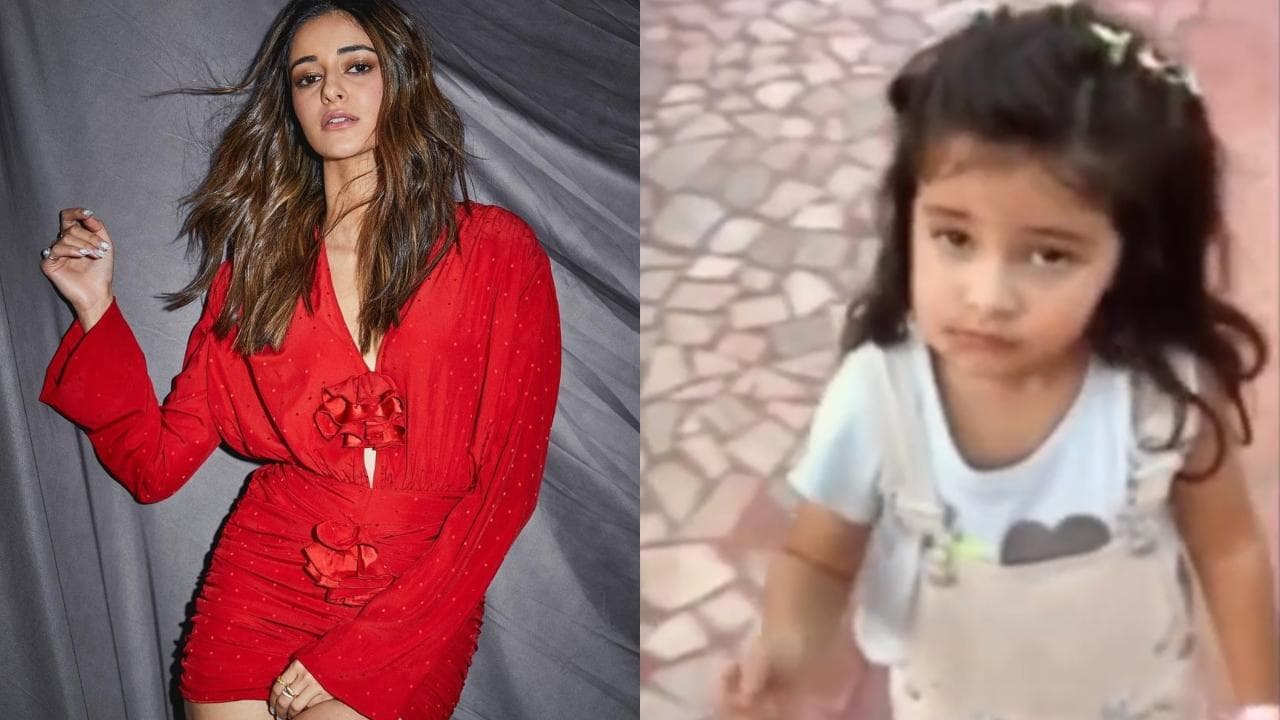  Ananya Panday recounts childhood memories through a 'deep dive' video on her life