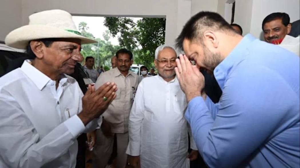 KCR Meets Nitish Kumar: नीतीश कुमार और Tejashwi Yadav से मिले केसीआर | PM Modi | Bihar | Telangana