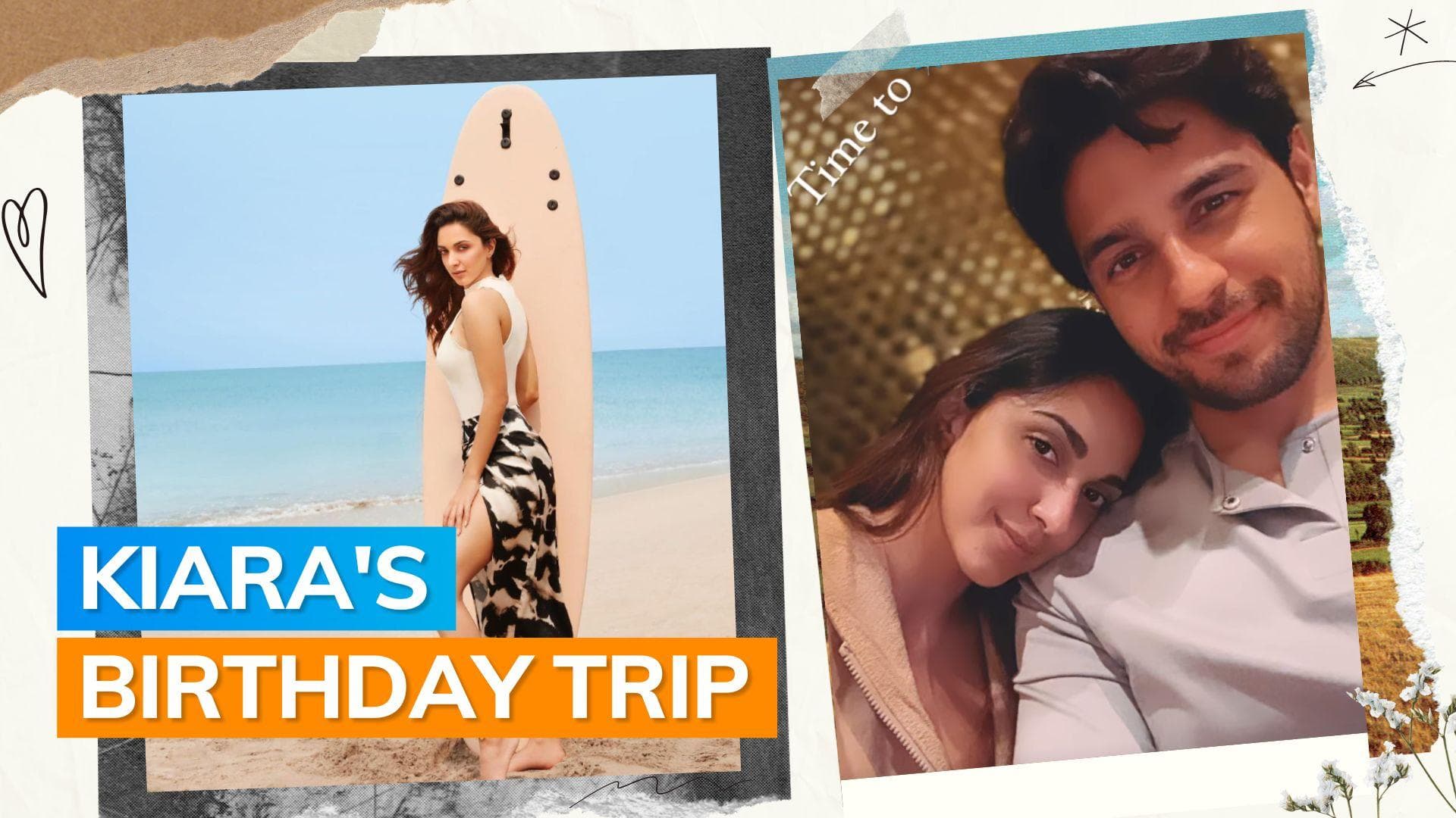 Kiara Advani and Sidharth Malhotra jet off on a vacation; share an adorable selfie
