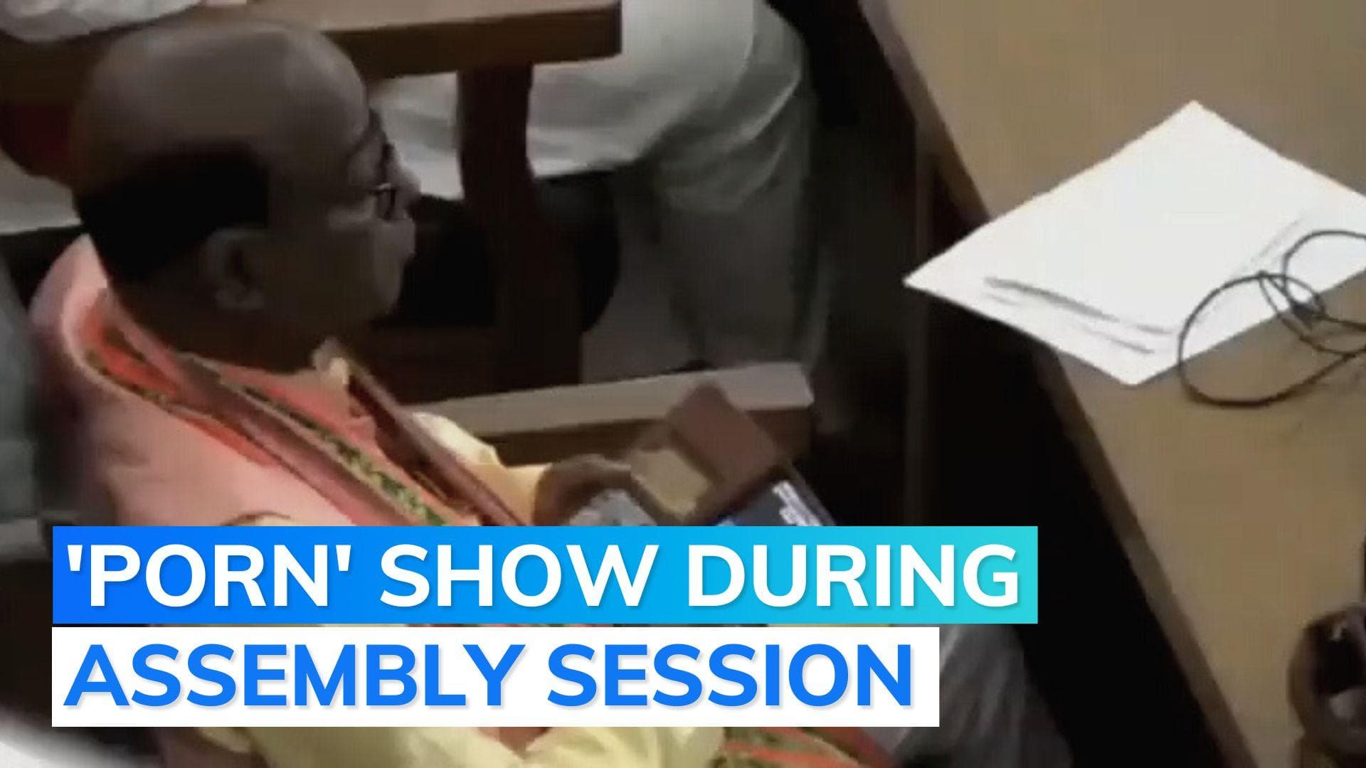 Tripura BJP leader allegedly watches obscene video inside Assembly. Video goes viral 