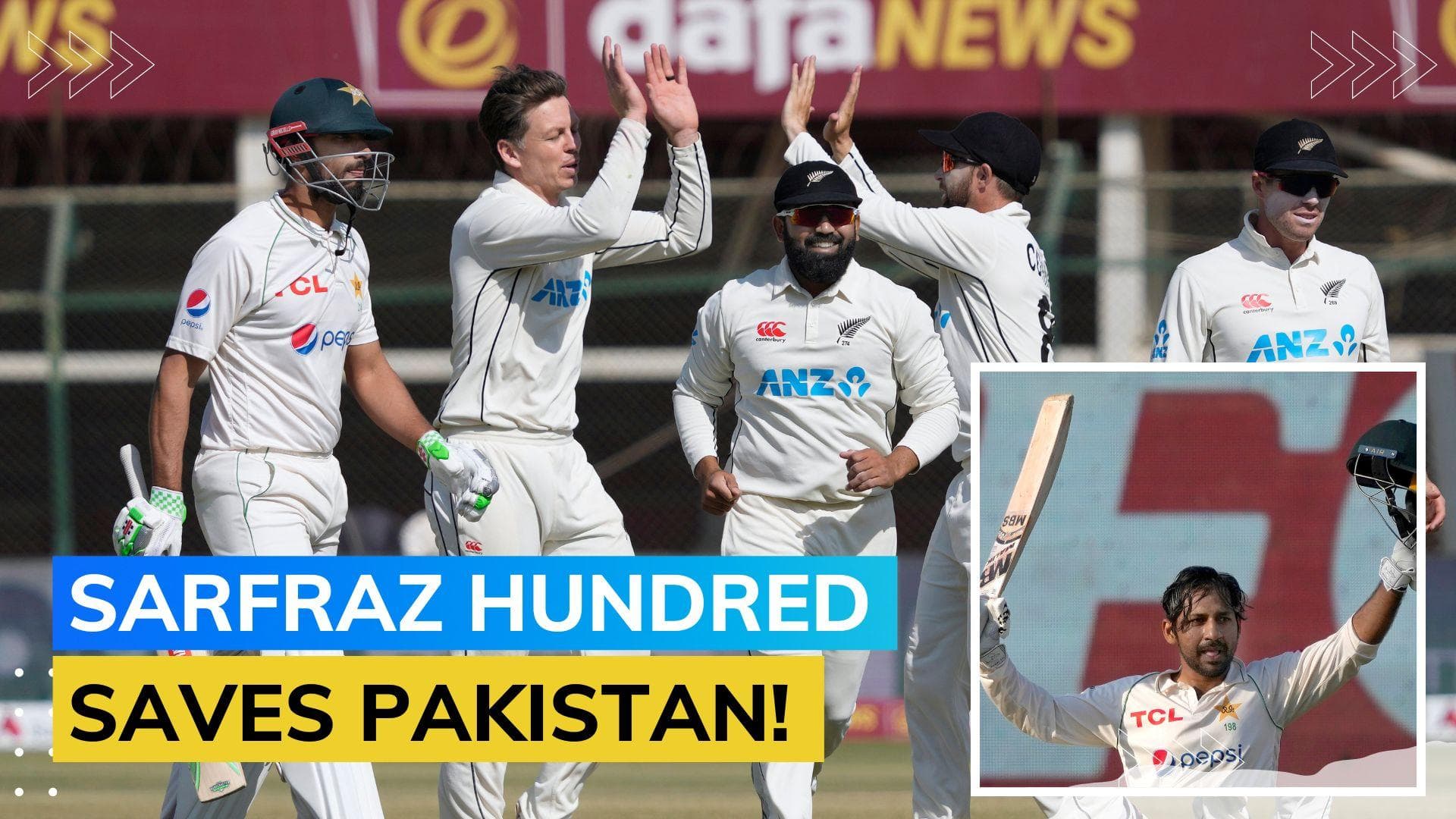 PAK vs NZ: Pakistan rescue draw against the Kiwis in 2nd Test