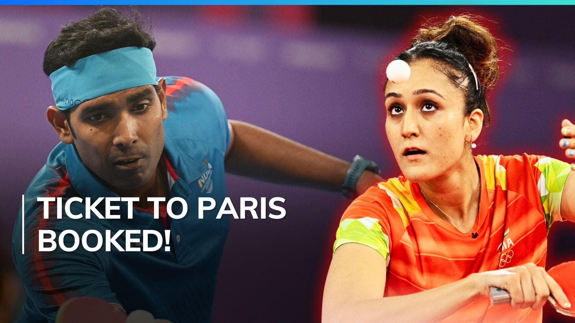 Indian table tennis teams qualify for Paris Olympics despite losses in pre-quarters of World C'ships