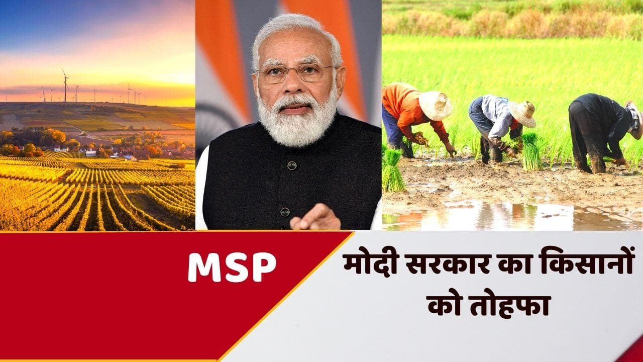 किसानों को मोदी सरकार का 'MSP' गिफ्ट, खरीफ की 14 फसलों का बढ़ाया रेट 
