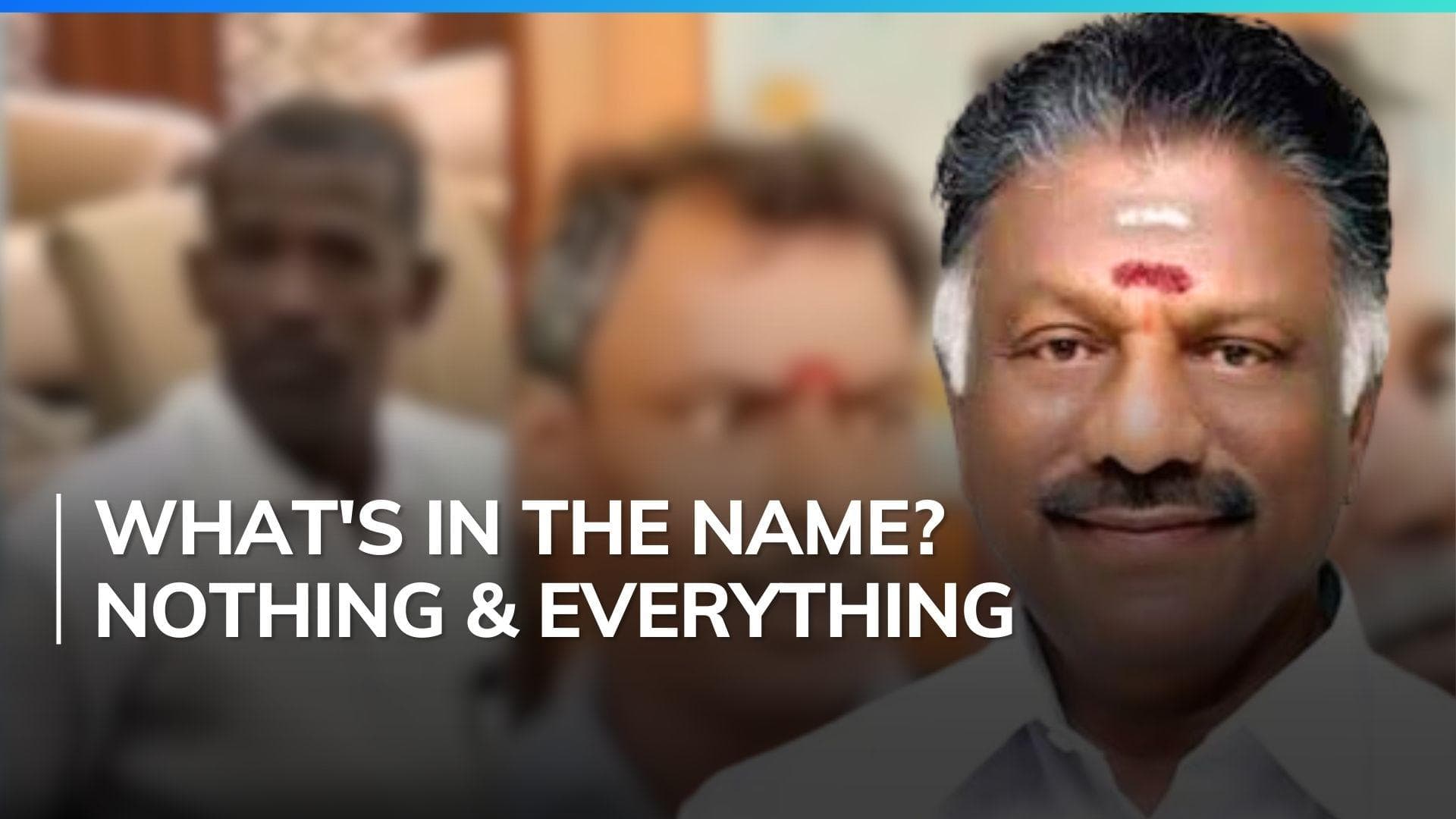  Former Tamil Nadu CM O Panneerselvam aka OPS vs OPS vs OPS vs OPS vs OPS in Ramanathapuram 