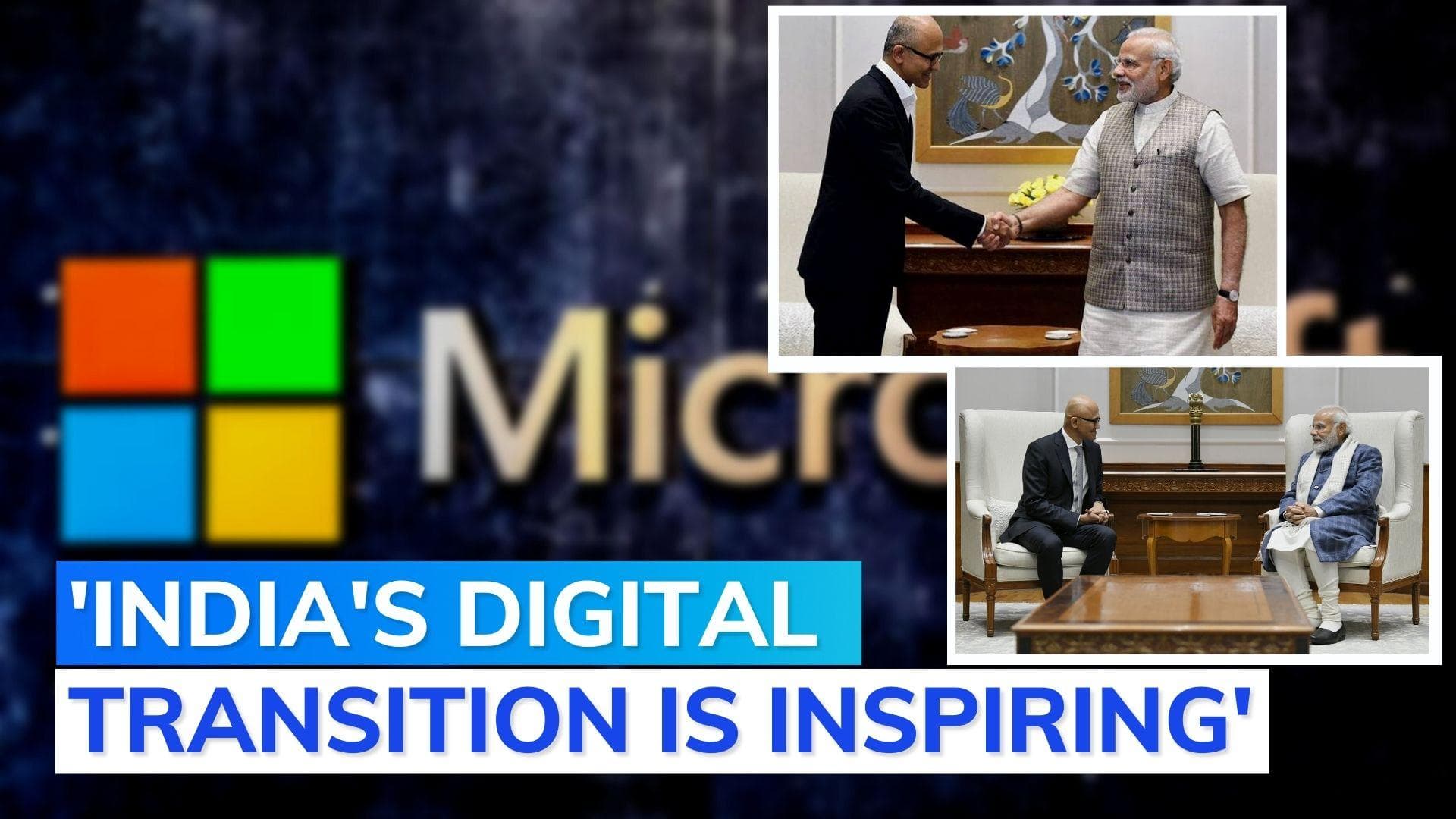 'Insightful meeting': Microsoft CEO Satya Nadella after calling on PM Modi